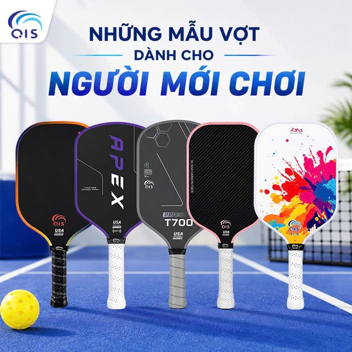 Mẫu vợt Pickleball dành cho người mới chơi của QIS Pickleball Mẫu vợt Pickleball dành cho người mới chơi của QIS Pickleball