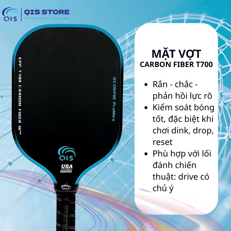 Hiện nay, mặt vợt Pickleball có nhiều chất liệu khác nhau Hiện nay, mặt vợt Pickleball có nhiều chất liệu khác nhau