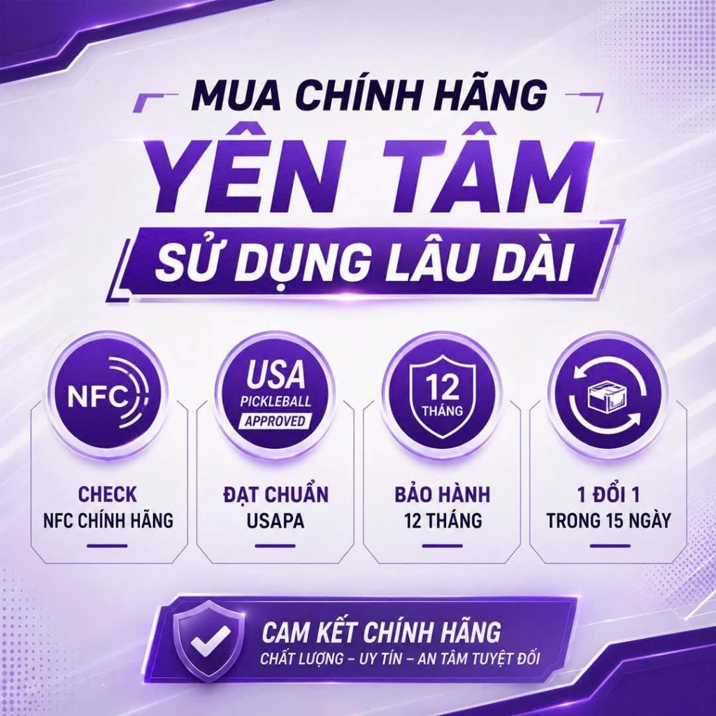 Vợt Pickleball chính hãng giá tốt - Yên tâm sử dụng lâu dài Vợt Pickleball chính hãng giá tốt - Yên tâm sử dụng lâu dài