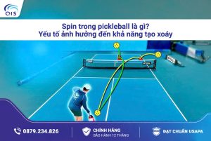 Spin trong pickleball là gì? Những yếu tố ảnh hưởng đến khả năng tạo xoáy