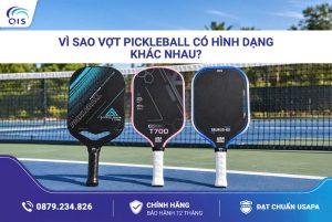 Vì sao vợt Pickleball có hình dạng khác nhau?